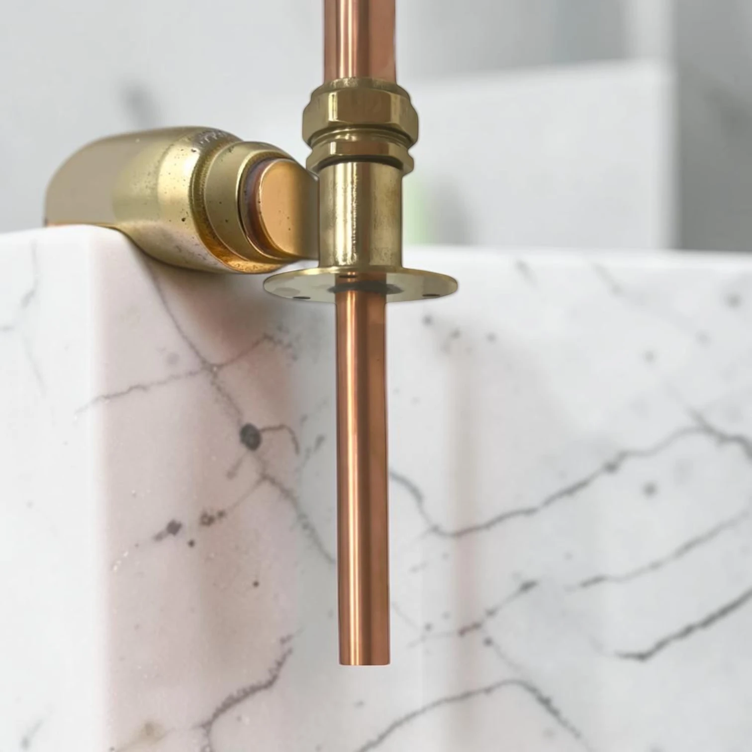 Adjustable Available In Multiple Sizes Crafted Copper And Brass Vintage Kitchen Tap - 27cm, 24cm - Image 10