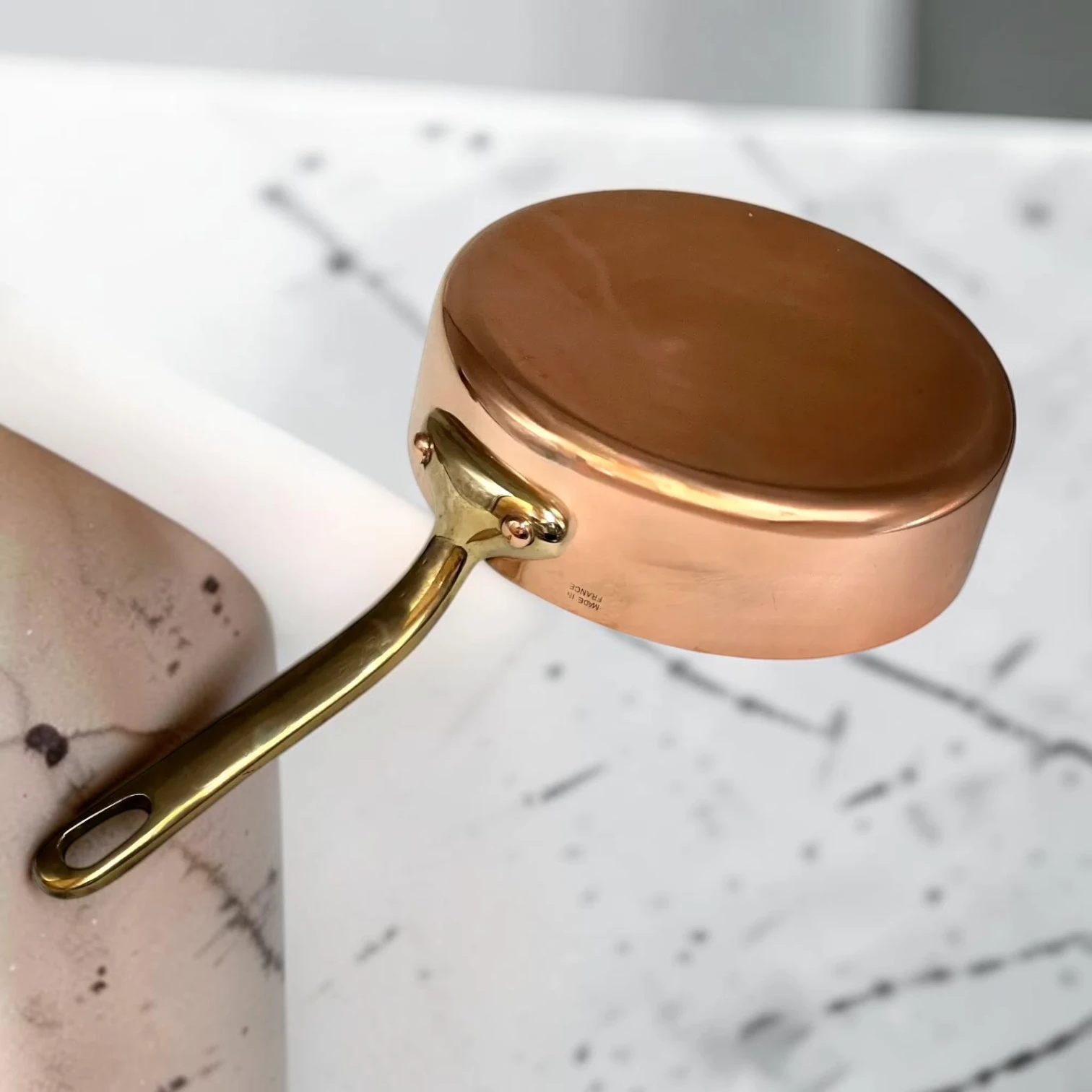 genuine 16Cm French Copper Frying Pan ?C Professionally Refurbished With Traditional Tin Lining - Image 3