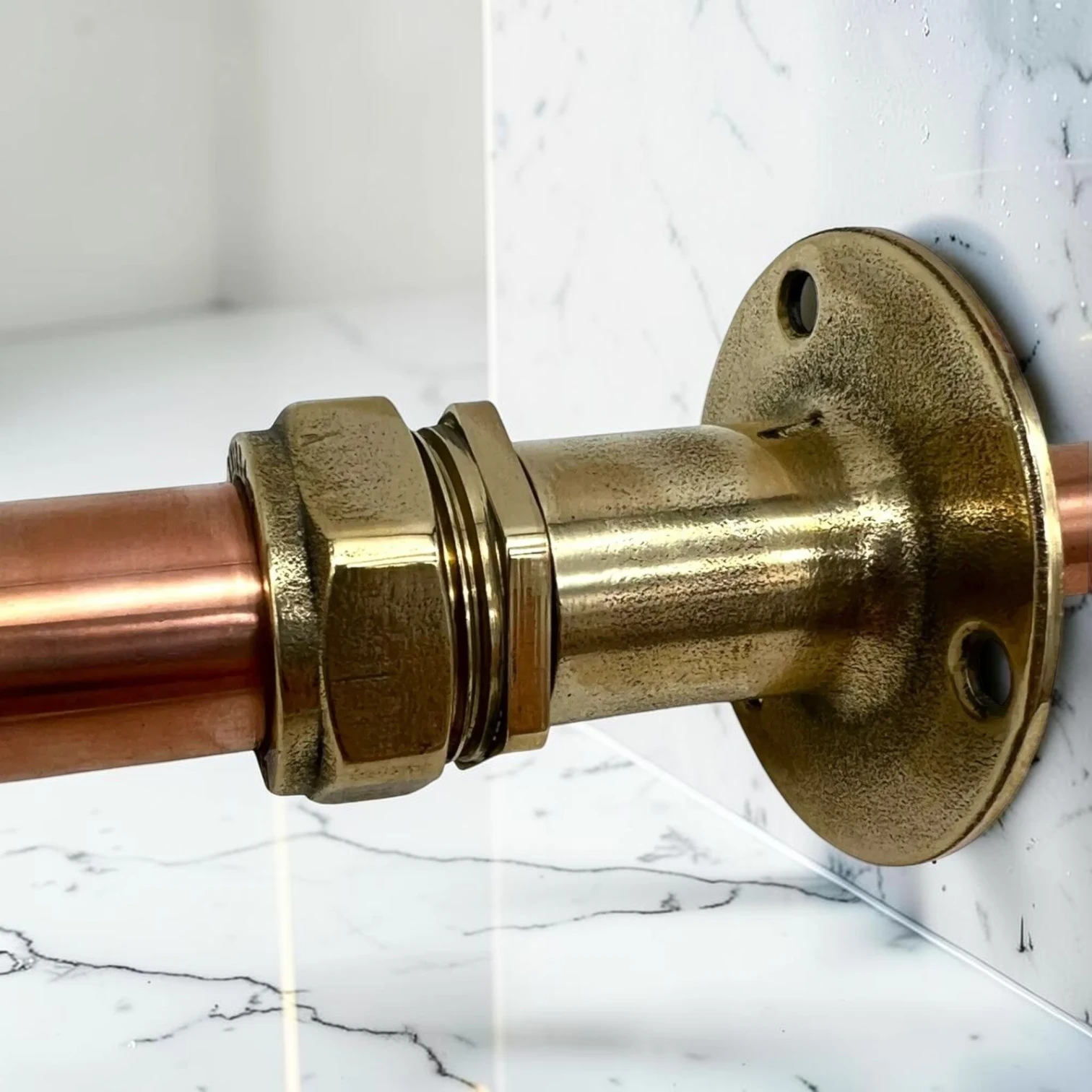 Adjustable Vintage Copper & Brass Wall-Mounted Taps - Custom Heritage Style - Image 6