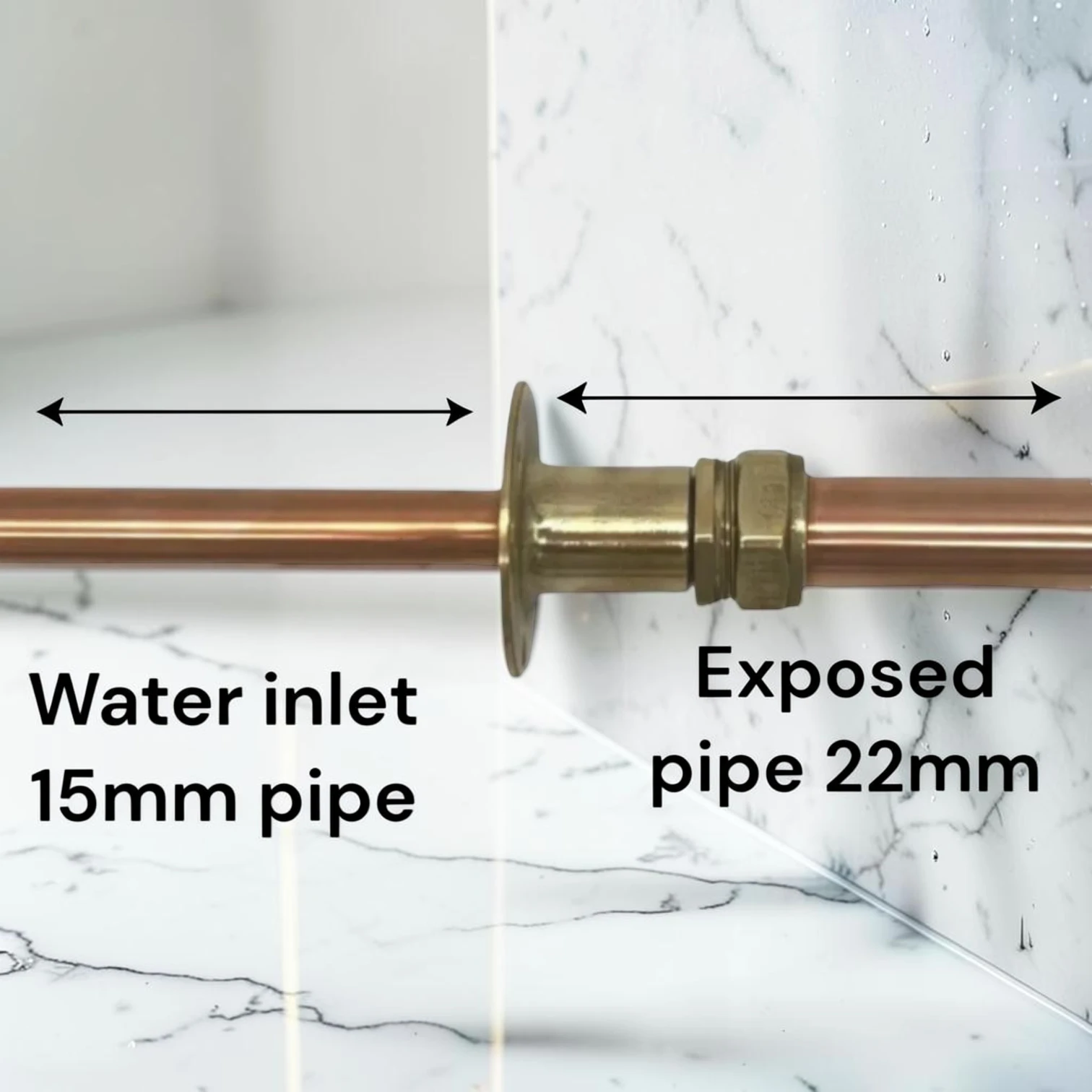 Custom Size Smooth Texture Copper And Brass Wall-Mounted Faucet - Image 9