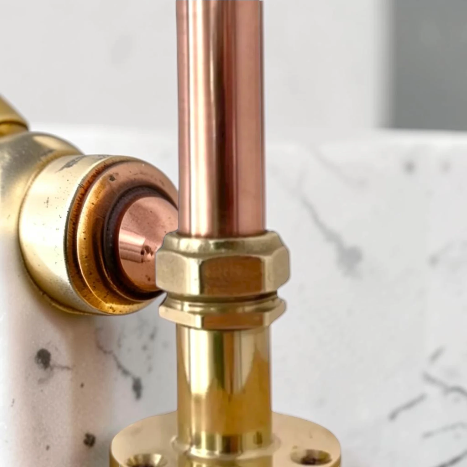 Extra Tall Adjustable Copper & Brass Rustic Kitchen Tap - Crafted Available In Multiple Sizes Vintage Faucet - 29cm, 25cm - Image 10