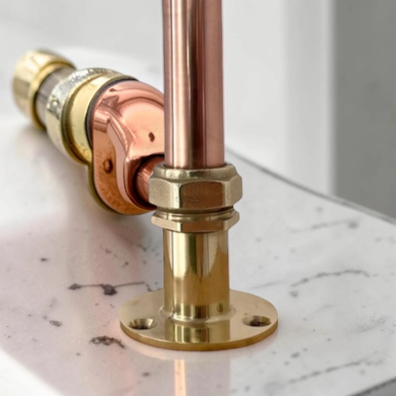 Adjustable Available In Multiple Sizes Crafted Copper And Brass Vintage Kitchen Tap - 27cm, 24cm - Image 12