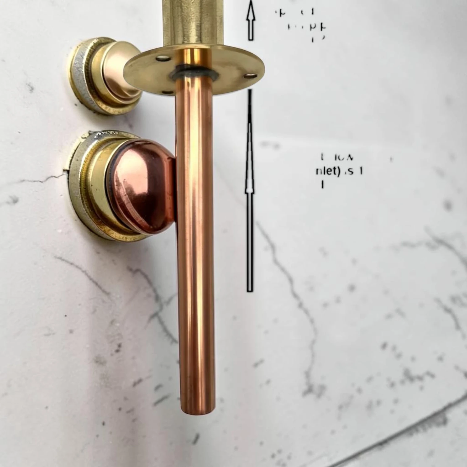 Extra Tall Adjustable Copper & Brass Rustic Kitchen Tap - Crafted Available In Multiple Sizes Vintage Faucet - 29cm, 25cm - Image 13
