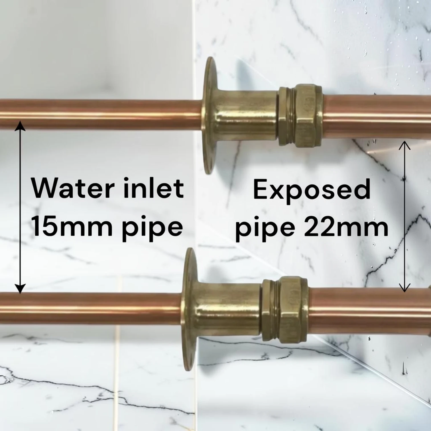 Adjustable Vintage Copper & Brass Wall-Mounted Taps - Custom Heritage Style - Image 7
