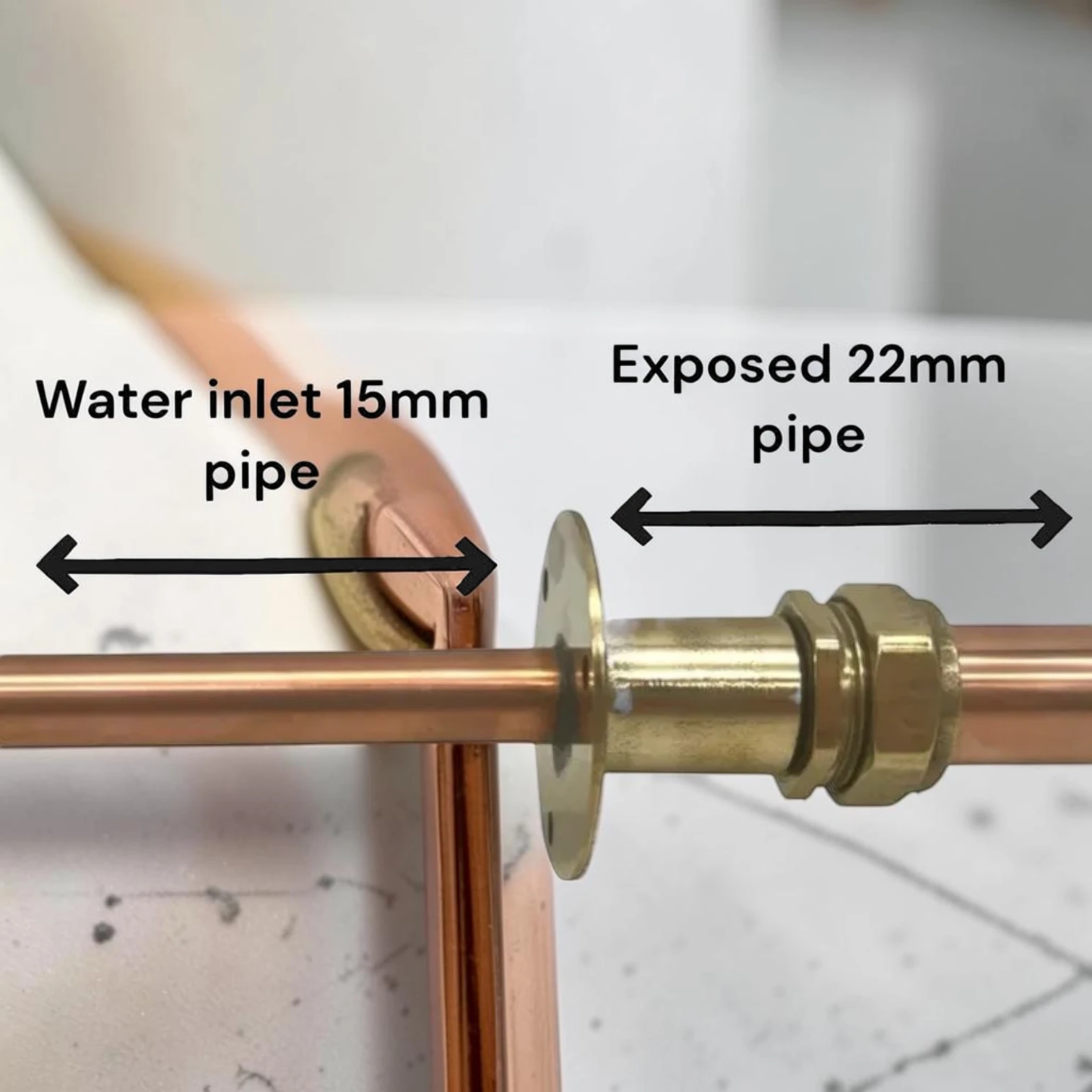 Adjustable Wall Mounted Solid Copper & Brass Kitchen Tap - Vintage Industrial Style - Image 9