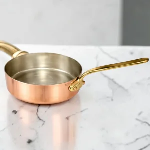 genuine 16Cm French Copper Frying Pan ?C Professionally Refurbished With Traditional Tin Lining