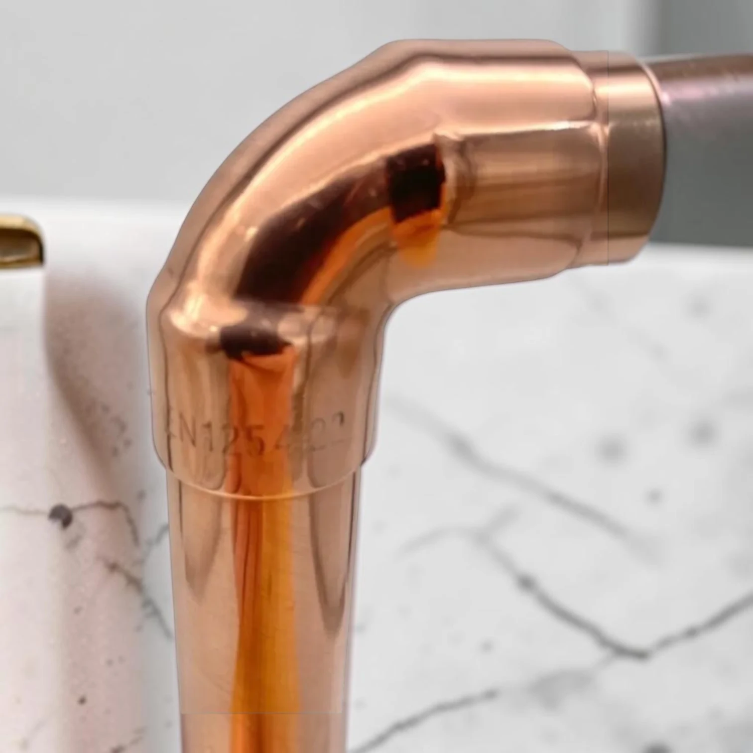 Adjustable Available In Multiple Sizes Crafted Copper And Brass Vintage Kitchen Tap - 27cm, 24cm - Image 5