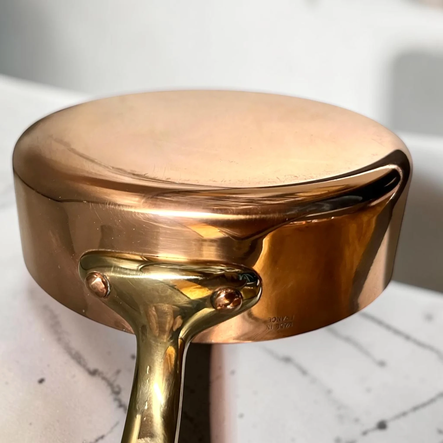 genuine 16Cm French Copper Frying Pan ?C Professionally Refurbished With Traditional Tin Lining - Image 2