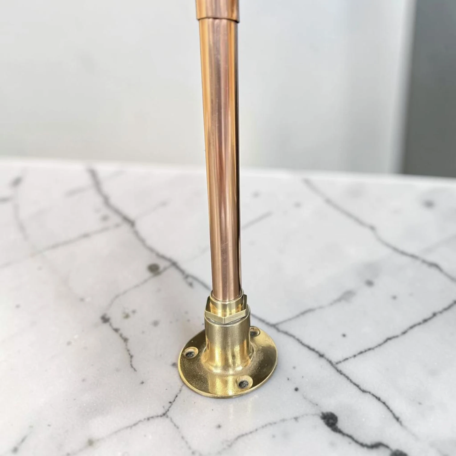 Adjustable Crafted Vintage Copper And Brass Countertop Tap For Belfast Sinks - 5cm, 17cm - Image 4