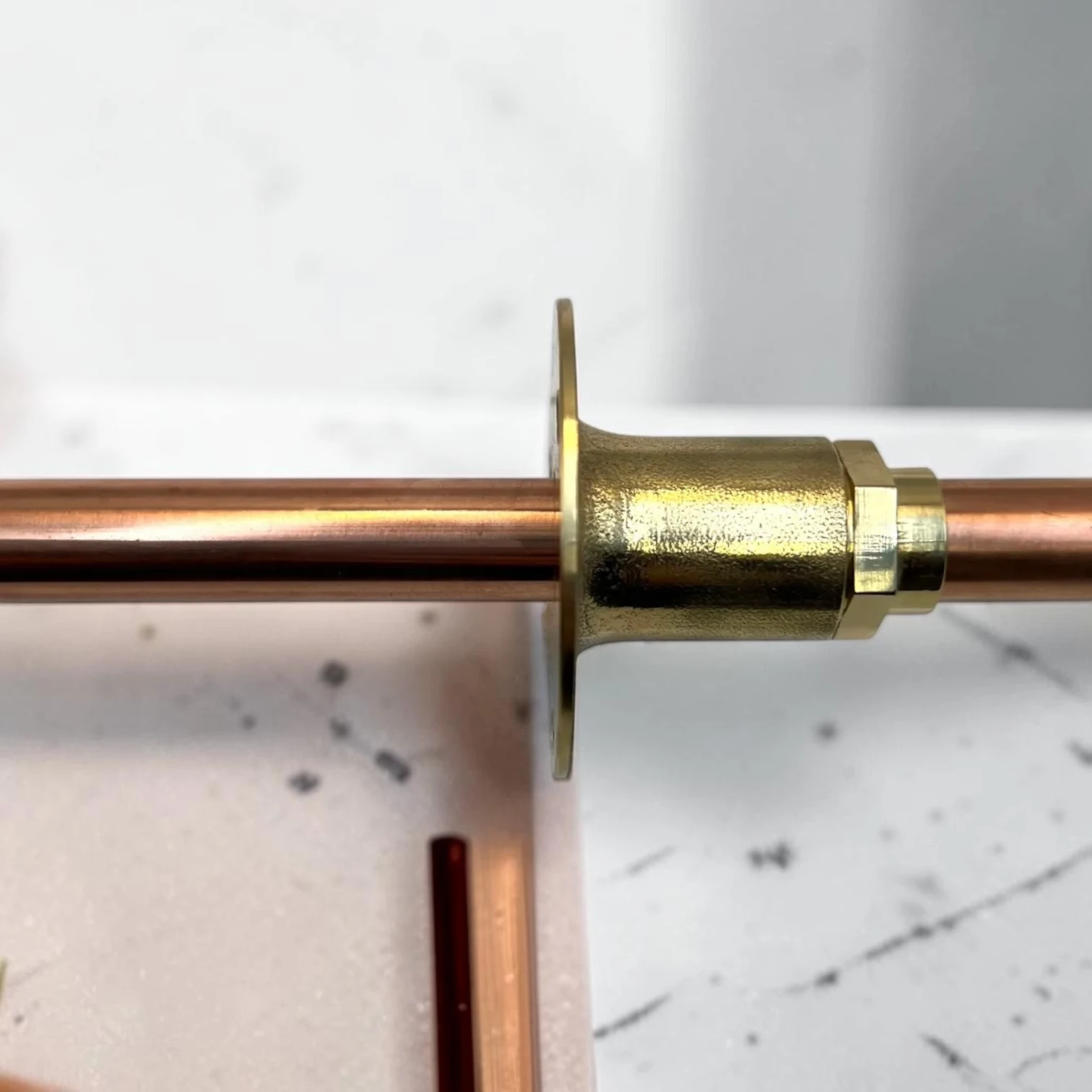 Vintage Brass Wall-Mounted Mini Tap For Cloakroom & Camper Van - Crafted Rustic Style - Image 6