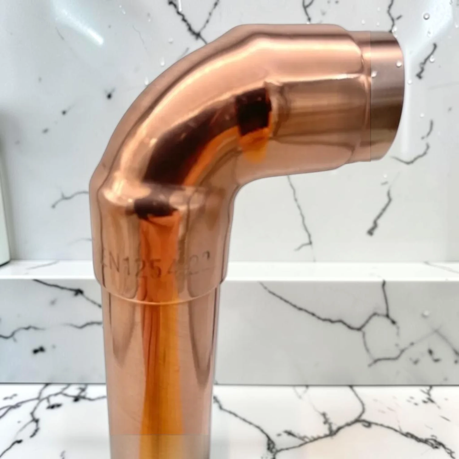 Extra Tall Adjustable Copper & Brass Rustic Kitchen Tap - Crafted Available In Multiple Sizes Vintage Faucet - 29cm, 25cm - Image 9