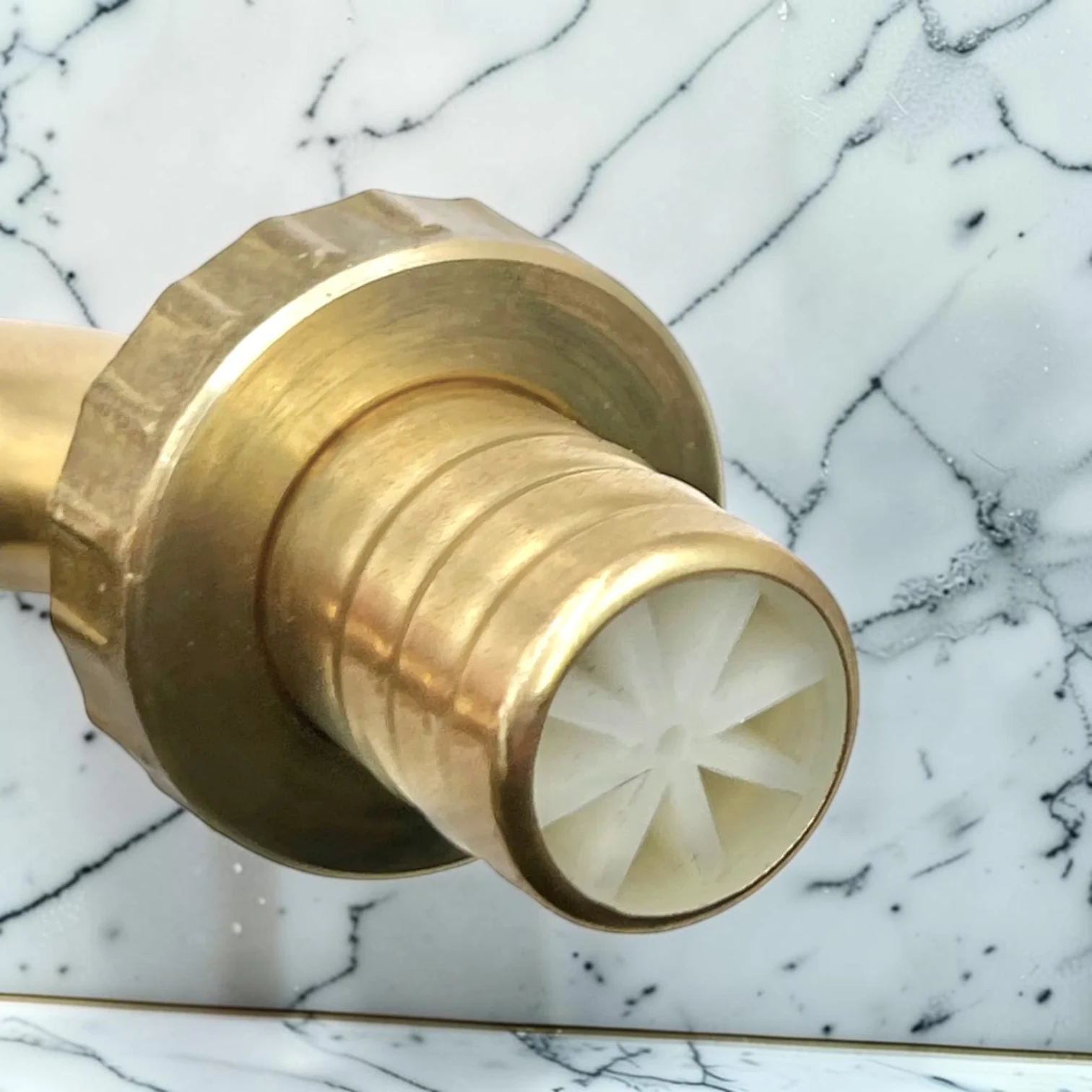 Adjustable Wall Mounted Solid Copper & Brass Kitchen Tap - Vintage Industrial Style - Image 5