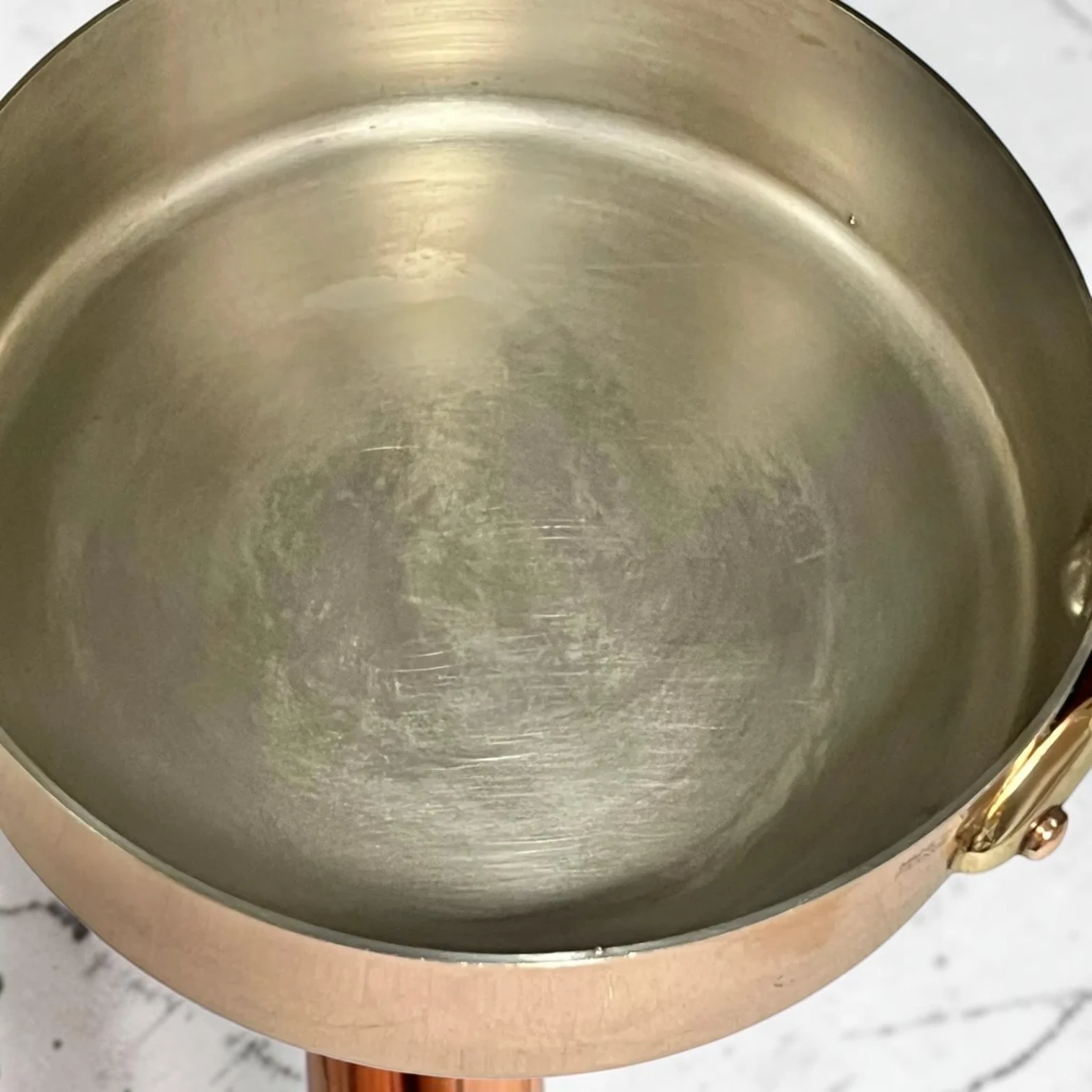 genuine 16Cm French Copper Frying Pan ?C Professionally Refurbished With Traditional Tin Lining - Image 5