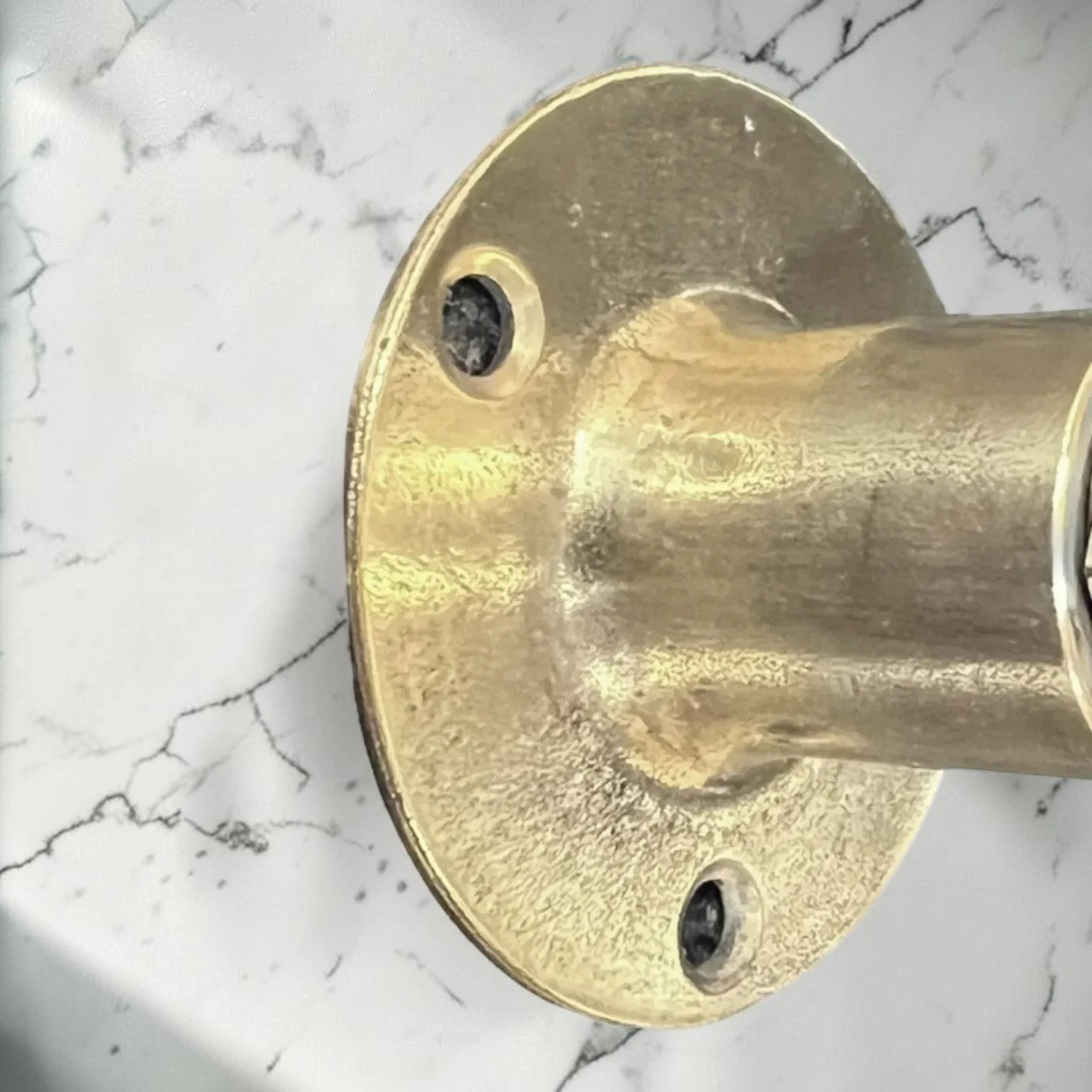 Vintage Brass Wall-Mounted Mini Tap For Cloakroom & Camper Van - Crafted Rustic Style - Image 7