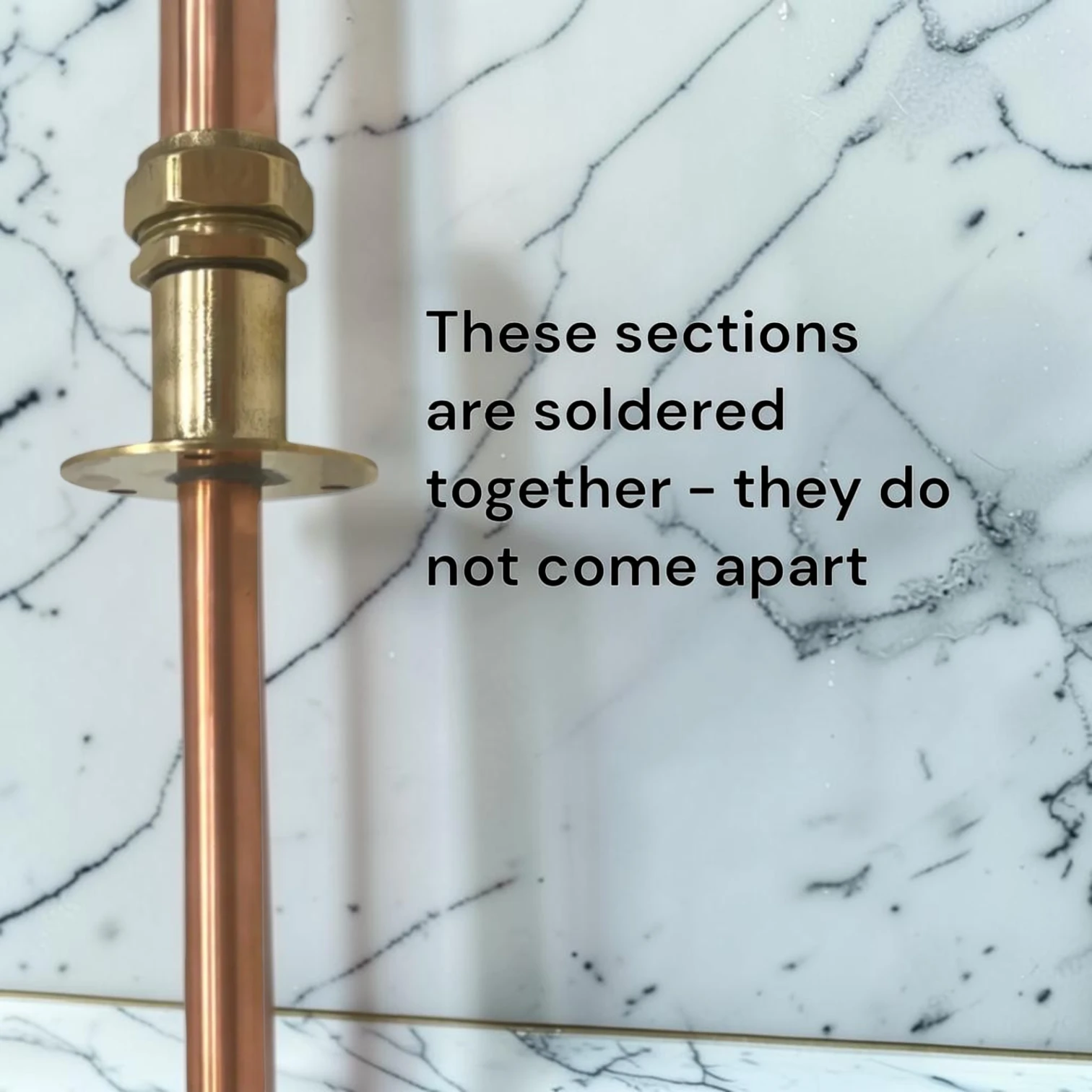 Extra Tall Adjustable Copper & Brass Rustic Kitchen Tap - Crafted Available In Multiple Sizes Vintage Faucet - 29cm, 25cm - Image 12